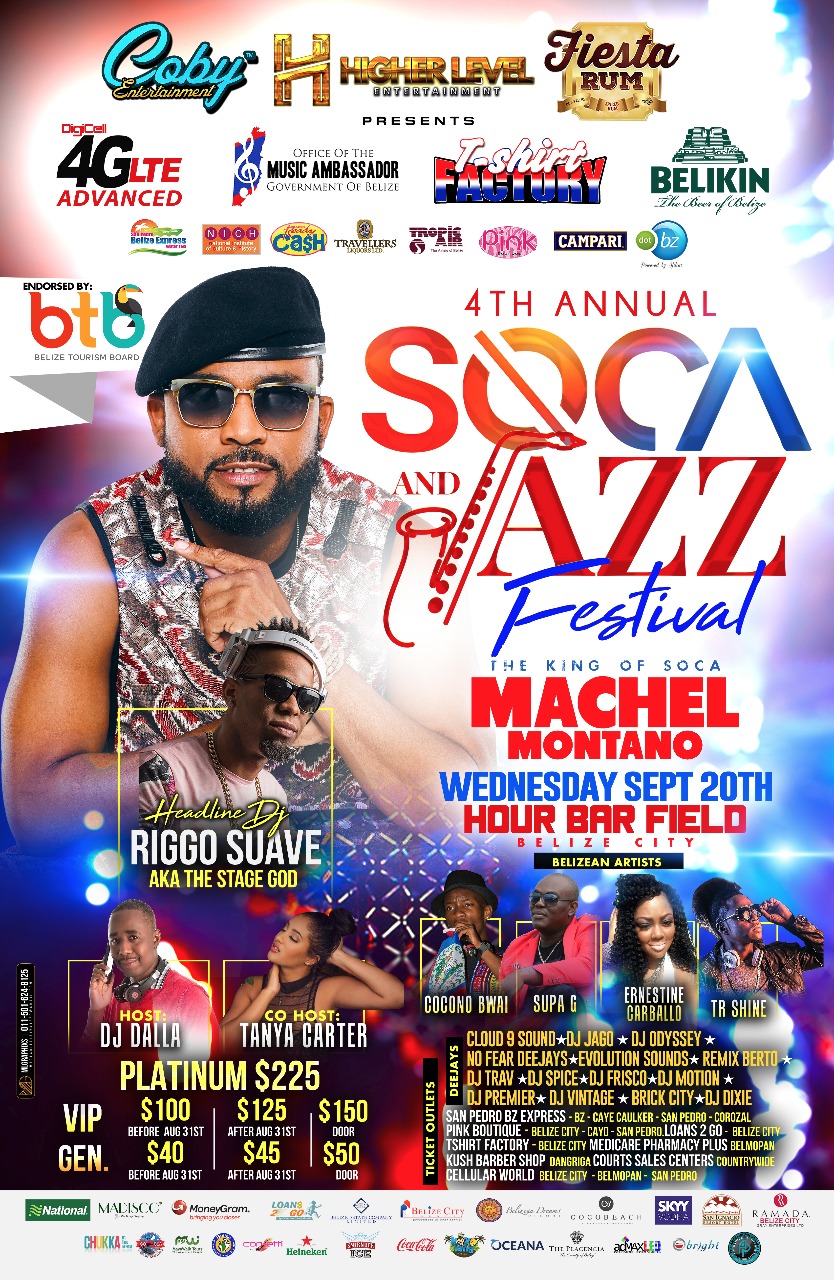 Belize Soca and Jazz Festival — MACHEL MONTANO